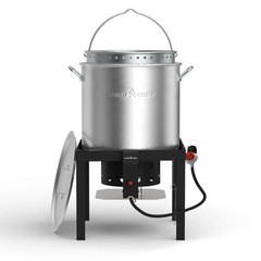 Camp Chef 80-qt Boil Pot with 1 -Burner Propane Electronic Stainless stee|119455