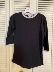 LuLaRoe Black Gray Randy XXS Extra Extra Small