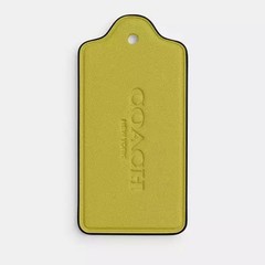 COACH Large Leather Hangtag CBA17 YOU PICK COLOR!