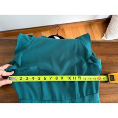 J. Crew Sleeveless Ruffle Jumpsuit In 365 Crepe Open Back Crop Hunter Green Sz 2