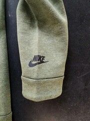 Nike NSW Tech Fleece Men’s Crewneck Sweatshirt – Olive Palm Green – Size Large