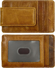Front Pocket Wallets for Men with Magnet Money Clip RFID Blocking Leather Minima