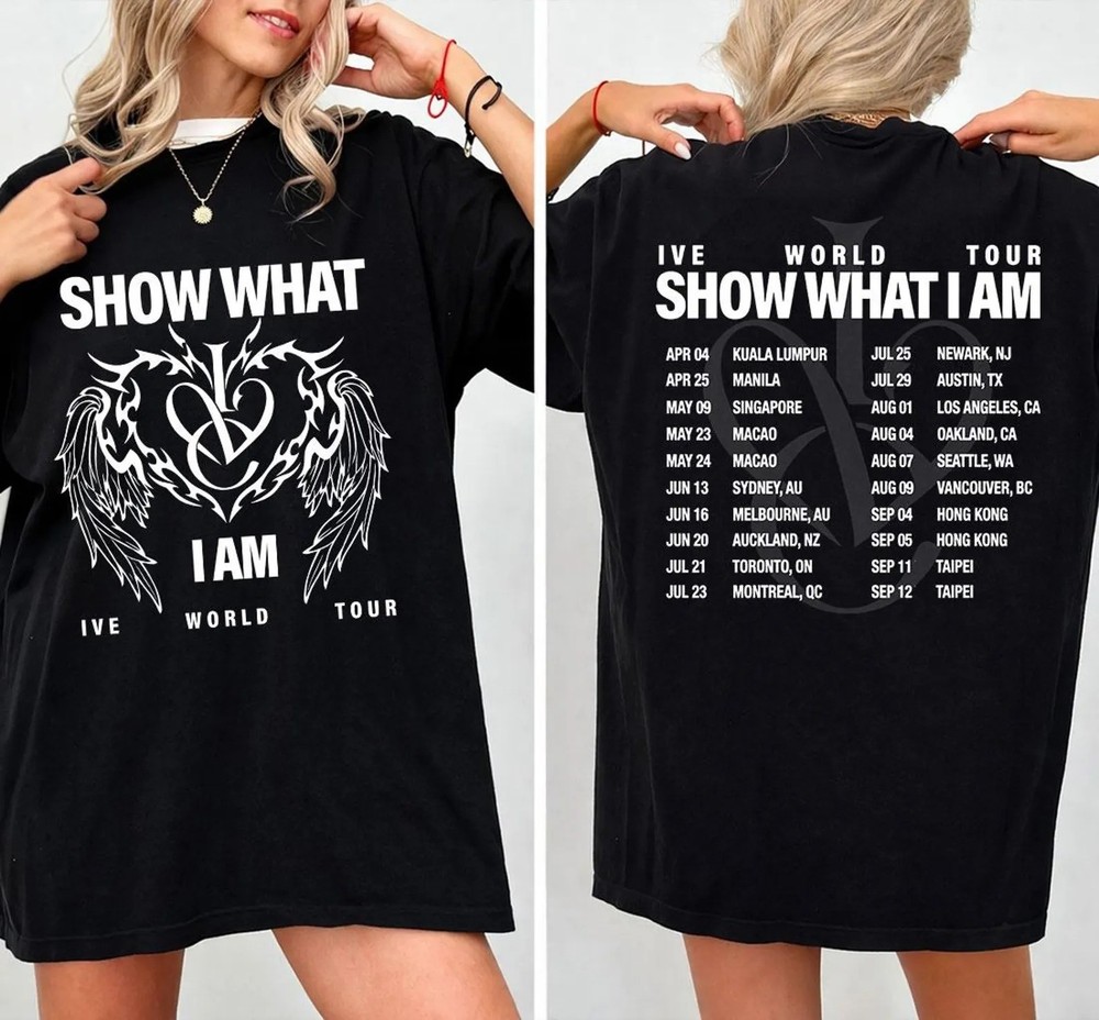 IVE Show What I Am Tour 2026 IVE Revive Plus Kpop T-Shirt