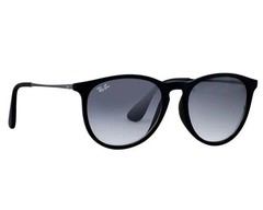 New Ray-Ban RB4171 Erika Matte Black/ Grey Polarized Gradient Women’s Sunglasses
