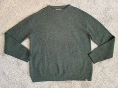 Purnell Santa Barbara Sweater Dobby Wool Blend Size Men’s XL Work Wear Green