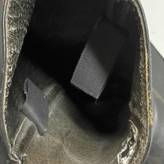Frye Black Leather Tall Boots Size 10 M With 1.5″ Heels And Pull Straps Inside