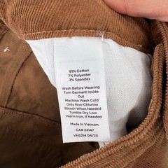 Talbots Orange Brown Corduroy Jegging Size 4 Casual