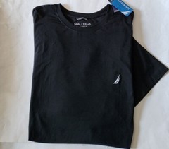 NAUTICA Mens t-shirt crew neck Size 2XL 3XL Navy Black short sleeve