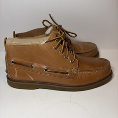 Sperry Men’s Authentic Original Chukka Double Sole Boot Brown Tan Size 9 EXCCOND