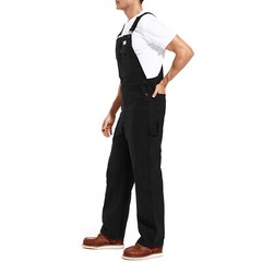 HISEA Men Heavy Duty Bib Overalls Relaxed Fit Dungarees Workwear Pants Jumpsuit