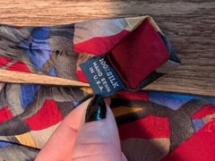 J. Garcia 100% Silk Woven Men’s Tie Made in USA