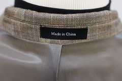 PRONTO UOMO PLATINUM mens brown PLAID wool sport coat suit jacket blazer 44 S