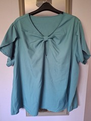 Shein Silky Turquoise Top Size Size 36-28
