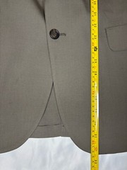 Vintage Brooks Brothers Men’s 38L Long Gray Wool Blazer Jacket Made in USA