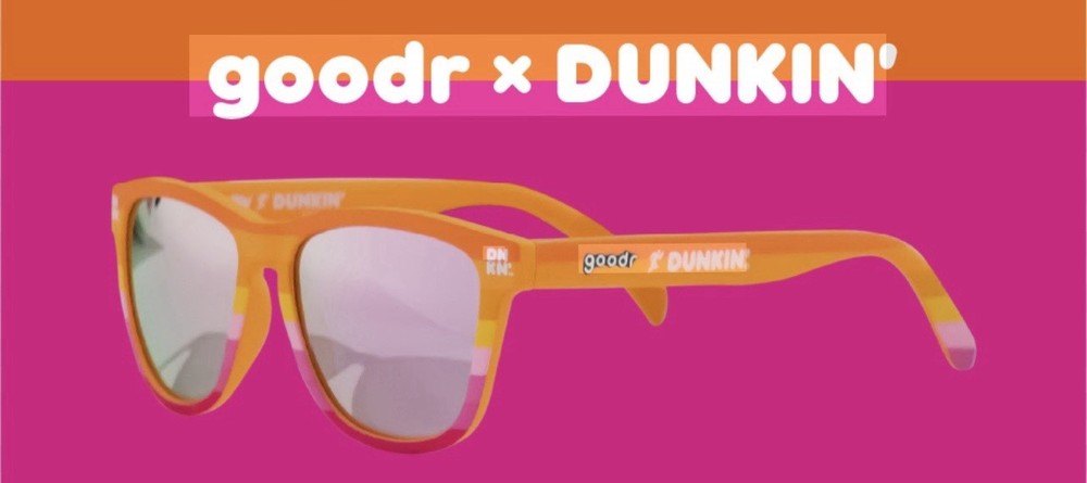 Goodr x DUNKIN’ Multicolor OG Sunglasses Limited Edition Run On Dunkin’ Donuts