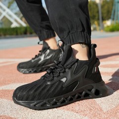 Work Sneakers Steel Toe Shoes Men Safety Shoes Puncture-Proof Indestructible