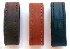 Two 1/2″ Wide Genuine Leather Replacement Belt Keeper Loops 8 Colors / 5 Sizes