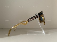 Vintage Oakley HSTN Sunglasses OO9242 Clear Brown Frame with Black Trim PRIZM
