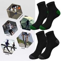 Men Cushioned Cotton Athletic Ankle Quarter Crew Socks Low Cut Size 9-13