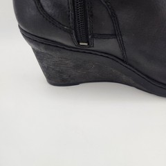 Clark’s Women’s Natira Kit Boots Size 10M Black Leather Upper Wedge Goretex
