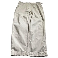 90s Ralph Lauren Wide Leg Chino Baker Military Pants Off White Vintage F/S