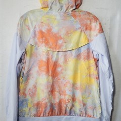 Nike Rain Jacket Youth’s XL Full Zip Rainbreaker Hoodie Coat Running Multicolor