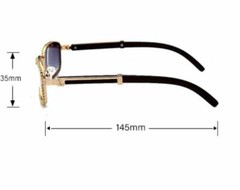 Diamond Hip Hop Sunglasses Outdoor Party Music Wear Elegant Sophisticated Men