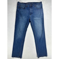 American Rag Mens Comfort Stretch Straight Leg Jeans Blue Denim W38 L32