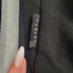 Varley Roxbury Zip-Through Swaet DoubleSoft Black Full Zip Jacket Size