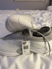 adidas D.O.N. Issue #7 White Grey – JS1299 size 16