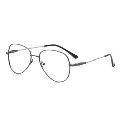 Men’s Titanium Alloy Full Rim Photochromic Grey Reading Glasses UV400 Sunglasses