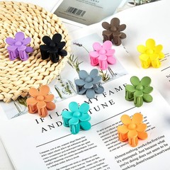 12 PCS Small Flower Hair Claw Clips 1.37 Inch Mini Jaw Clamps 6 Colors Tiny