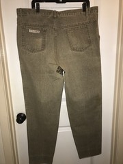 Vintage 70s Vasco Beige Cargo Denim Mechanic Pants Men’s 38×30 Talon Zipper USA