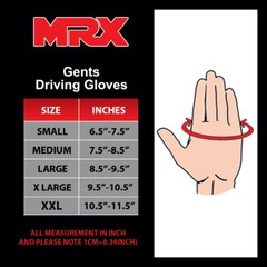 MRX Mens Classic Driving Gloves Soft Genuine Real Cowhide Leather Full Finger