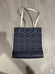Coach Dempsey Tote Signature Jacquard #coach #vintage