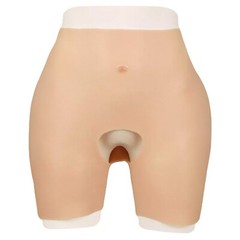 Realistic Silicone Panty Plump Hip Open-crotch Pants Butt Shapewear Crossdresser