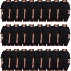 BILLIONHATS Womens Crew Neck Short Sleeve Baggy Loose Tops Oversize Tees