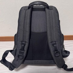 TUMI 2223681NVYO Alpha Bravo Knox Backpack Gray Black Nylon Leather Business Bag
