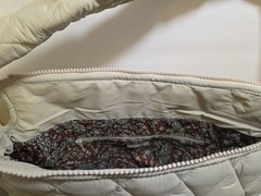 Vera Bradley Pumice Stone Tifton Hobo Tote Bag Inside Print NWT