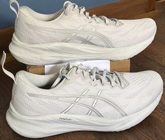 Men’s Asics Gel Pulse 16 White Glacier Grey Size 12