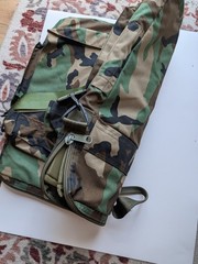 US Military Army Woodland Camo AH-64 Apache Flyers Pilots Helmet Bag