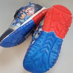 Nickelodeon PAW Patrol Boys Light Up Mighty Pups Sneakers Blue/Red 12