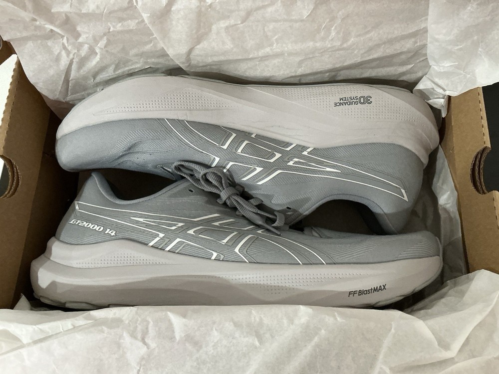 ASICS GT-2000 14 Men’s Running Shoes, Size 13 US, Gravel/White Stability Shoe