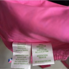 Lilly Pulitzer Pink Tropical Print Two-Piece Crop Top & Midi Skirt Set NWT