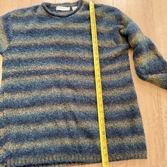 Vintage Chaus Sport Plaid Floral Sweater M Rame/Cotton Blend Hand Wash Only