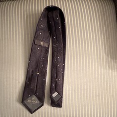 Canali Men’s Silk Woven Paisley Tie Brown Designer Necktie