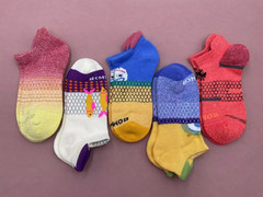 5 pairs/Set Bombas Women’s Solid Honeycomb Ankle socks – Size Medium 8-10.5