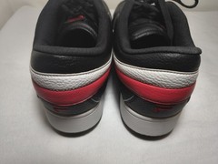 Fila A-Low Top Black Red White Sneakers Size 11.5 Men’s Basketball Shoes (Used)