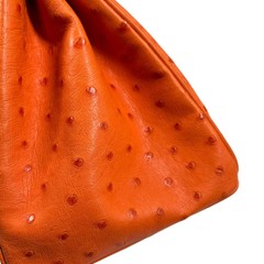 Hermes Birkin 30 93 Orange Ostrich (dh071926a1r)