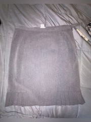 Apt. 9 Women’s Gray Pleated Hem Pencil Skirt Size 10 NWT Career Office